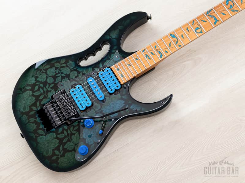 Ibanez JEM77-BFP Steve Vai Signature Blue Floral Pattern | Reverb