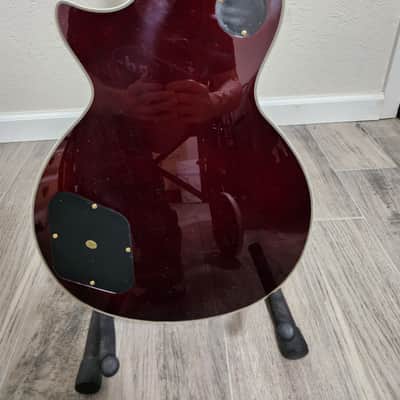 Firefly   FFLPS White Burst UPGRADED w Locking Tuners and gold metal PU Rings image 14