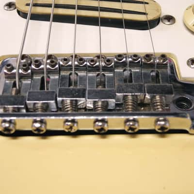 1994 Fender Korean Squier Stratocaster Standard Vintage White image 10