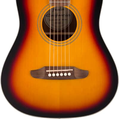 Fender California Standard Redondo Mini with Bag, Spruce Top, 3-Color Sunburst image 1