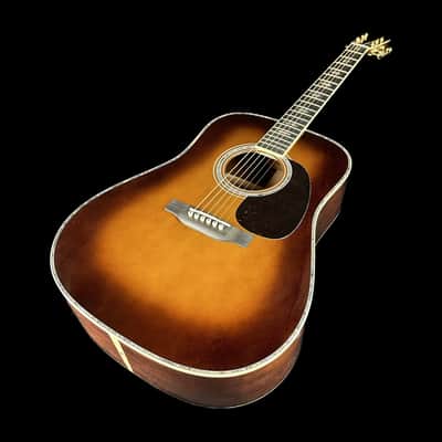Mint Martin Custom Shop 41 Style Dread Adirondack/Sinker Mahogany 1933 Ambertone w/Case image 1