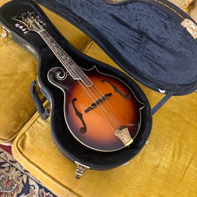 Morgan Monroe MMS5W "Tree of Life" F-Style Mandolin w/case - Sunburst image 11