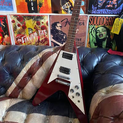 Gibson 1992 Yamano Order Flying V Cherry Fully Original with OHSC and All Docs image 23