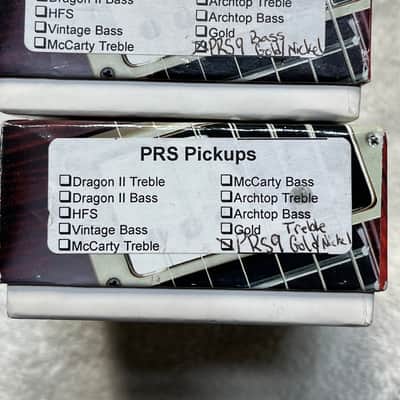 Rare Core PRS 9 Pickups, Gold Poles, With Box image 3