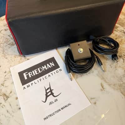 Friedman JEL-20 *CUSTOM COVER * $29 SHIPPING * Jake E. Lee Signature 20w Guitar Amp Head image 5