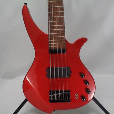 Tune Guitar Technology 5 String Bass  Red image 2