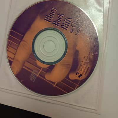 Cherry Lane Blues Rock Riffs for Guitar Tab Training Book w/ CD! 1995 - Red image 3