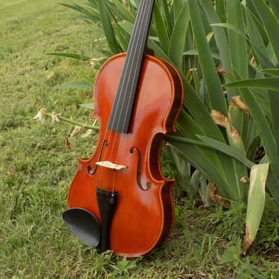 Crow Creek Fiddles Handmade Professional Violin, Red-Brown, With Beautifully Flamed Maple! image 22