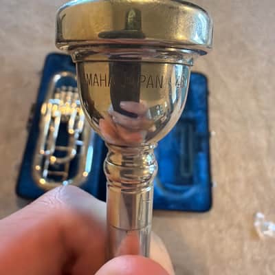 Yamaha YEP-321S Intermediate 4-Valve Euphonium 2010s - Silver-Plated image 5