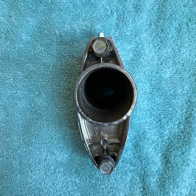 Rogers Tom Drum Mount or Spur bracket - Big R Memriloc XP8 - 1” Lot #oo2 70s - Chrome image 5