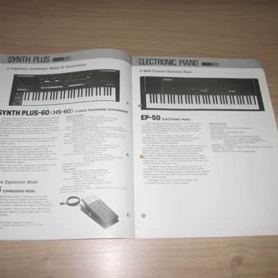 Roland collection Vintage New Product News Catalogs (1985/1986/1987) - Synthesizer Brochure/Catalog - Rare image 5