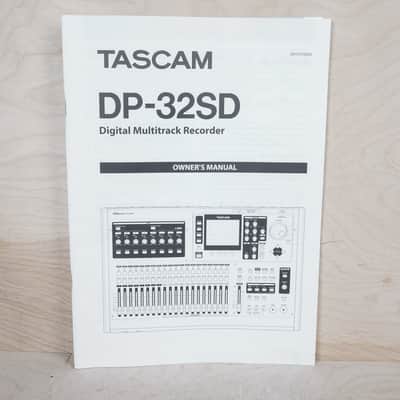Tascam DP-32SD 32-track Digital Portastudio Black w/ Power Cable, Paperwork image 2