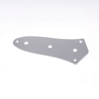 KD By AxLabs Steel J-Bass Style Control Plate, 3-Hole Mount - Imperial / USA - Chrome image 1