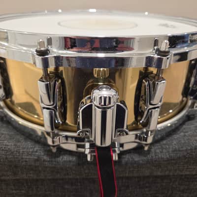 Pearl RFB1450 Reference 14x5" Rolled Brass Snare Drum 2005 - 2021 - Brass image 4