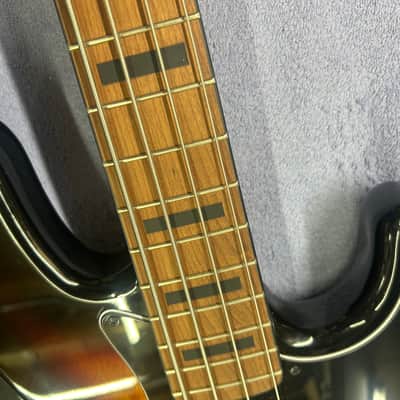 Squier Custom Jazz Bass Upgraded- 3 tone sunburst image 9
