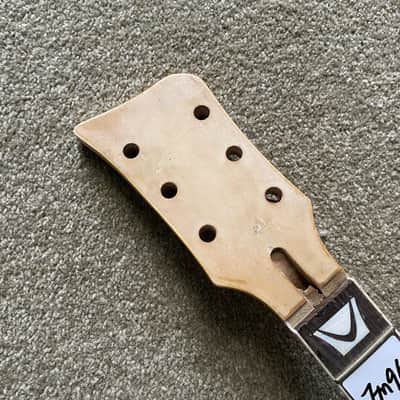Maple Wood Guitar Neck DIY Project with 22 Frets Rosewood Fingerboard image 2