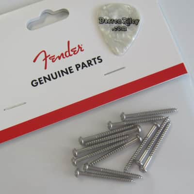 Fender Precision Bass / Jazz Bass Pickup Screws Nickel 0027035049 image 1
