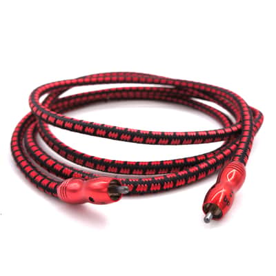 AudioQuest King Cobra Interconnects (2m) 2 Cables Pair Red Black Audiophile image 7
