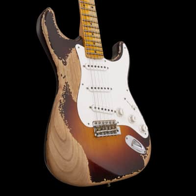 Fender '55 Stratocaster Heavy Relic MN - Sunburst image 2