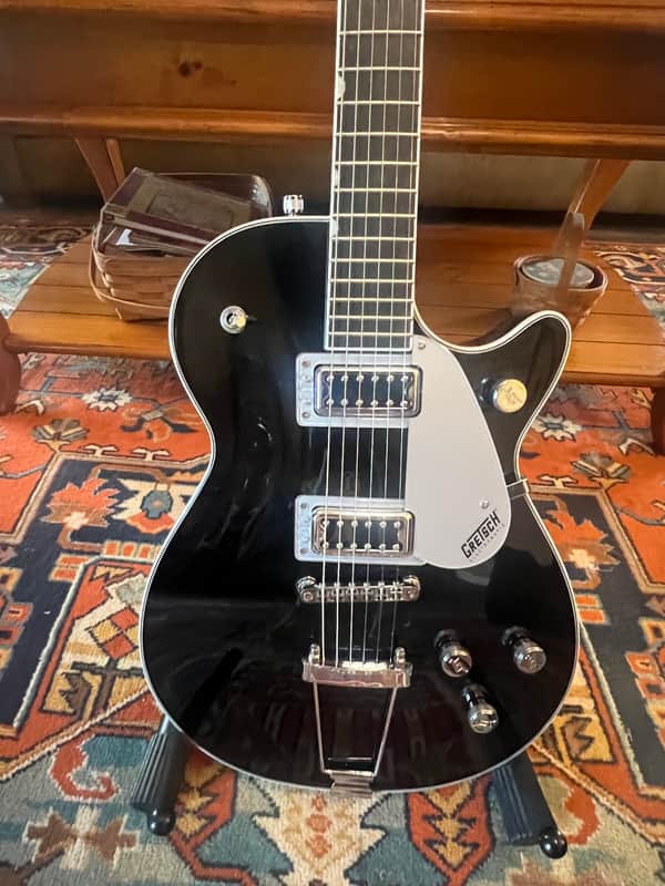 Gretsch G5230T Electromatic Jet FT with Trapeze Tailpiec 2019 - Present - Black image 1