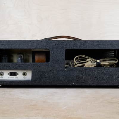 Ace Tone Mighty-5 1967 Black Vintage Japan 25W 2 Channel Tube Amp Head with Reverb, Tremolo image 4