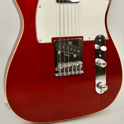 1981 Tokai TE-70WR Breezysound Telecaster MIJ See-Through Red 1-Piece Sen Body w/ OHSC image 5