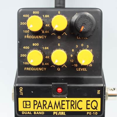 Pearl PE-10 Parametric EQ Made in Japan Vintage Guitar Effect Pedal 000819 image 3