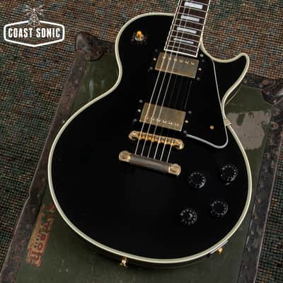2001 Epiphone by Gibson Les Paul Custom LPC-80 Made in Japan Fujigen image 7