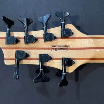IYV IBSY-700 Natural Finish 7-String Bass - BEAUTIFUL WOOD image 12
