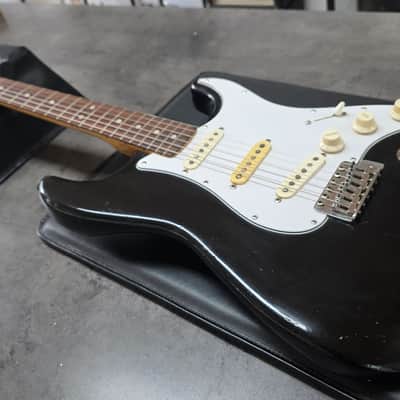 1973 Fender Stratocaster Heavy Relic American Vintage 70s 1970's USA Strat Black Rosewood Electric Guitar Oversized Headstock image 9