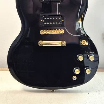 Epiphone SG Custom 2024 - Ebony - 490R & 498T - Mustard image 10