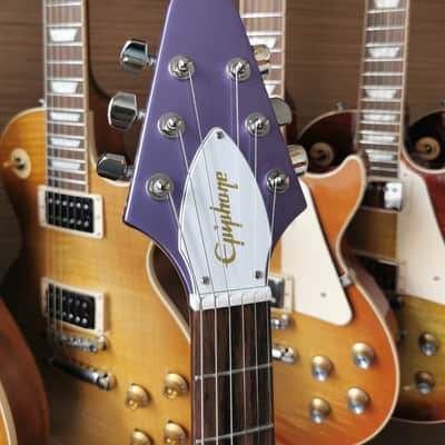 Epiphone Kirk Hammett 1979 Flying V 2024 - Purple Metallic image 4