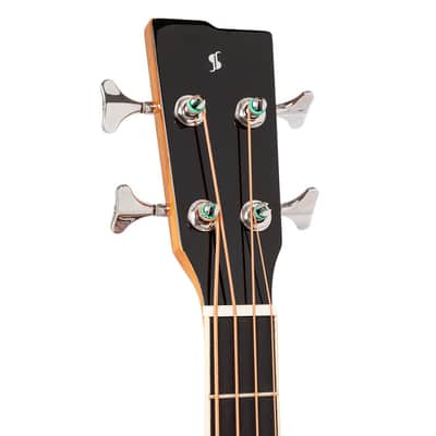 Stagg Jumbo Cutaway Acoustic-Electric Bass Spruce Top Natural – SA40BASS-ACE-N image 6