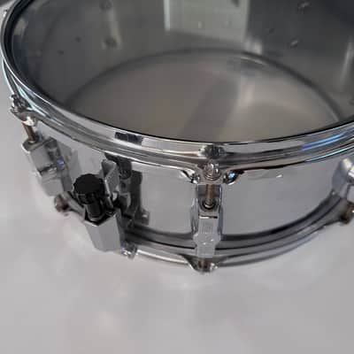 Sonor Force Chrome Snare Drum + $80 RTOM Black Hole Silent Practice Pad image 4