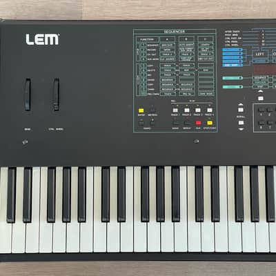 LEM  Mmk Weighted Midi Master Keyboard Sequencer 1986 72 key 1986 Black image 3