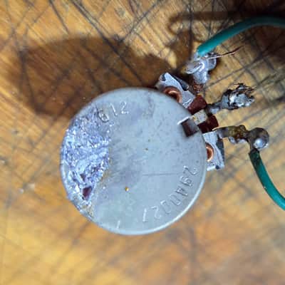 Vintage RARE 1966 Solid Shaft Potentiometer Wiring Harness Fender Telecaster Precision Jazz bass Jazzmaster Jaguar Luthier Guitar Parts #6 image 3