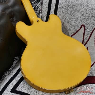 Gibson Custom Shop M2M 1959 ES-355 Reissue with Bigsby Murphy Lab Ultra Light Aged Heavy Antique White 9.00 lbs image 12