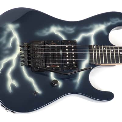 1989 Kramer Nightswan - Lightning Bolt Graphic - Vivian Campbell Signature Model - Original Case image 20