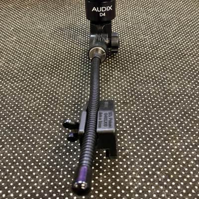 Audix D4 Hypercardioid Dynamic Instrument Microphone with Clip and Mount image 4