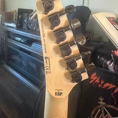 ESP LTD MH-100 QM NT 2014 - Amber Sunburst image 7