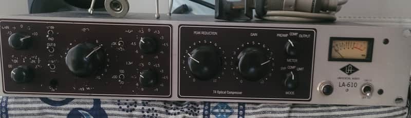 Universal Audio LA-610 Tube Channel Strip 2000s - Gray / Black image 1