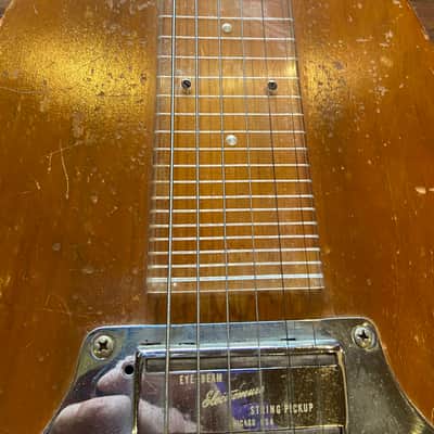 Electromuse 6 string Lap Steel Eye Beam Pickup with case image 7