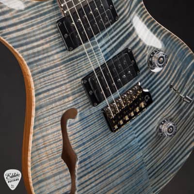 PRS Limited Edition Custom 24 Semi-Hollow - Faded Indigo #425526 image 13