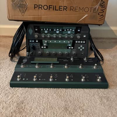 Kemper Amps Profiler PowerHead 600-Watt Digital Modeling Guitar Amp Head 2013 - 2025 - Black with Remote Footswitch image 1