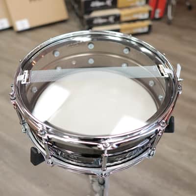 Ludwig 5x14" Hammered Black Beauty Snare Drum with Tube Lugs LB416KT image 9