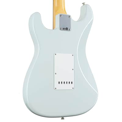 Fender Vintage Custom 1959 Stratocaster Faded Aged Sonic Blue - Electric Guitar image 7