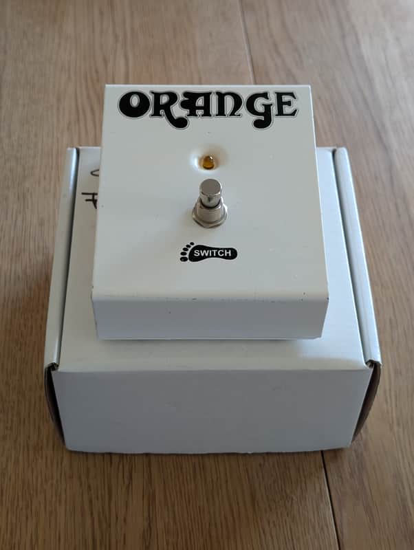 Orange FS-1 Single Button Amp Footswitch 2010s - White image 1