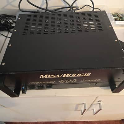 Mesa Boogie Strategy 400 2-Channel 200-Watt Power Amplifier 1980s Black image 2
