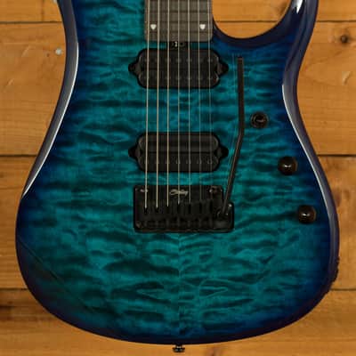 Sterling John Petrucci JP157DQM JP157 DiMarzio - Quilted Cerulean Paradise image 1