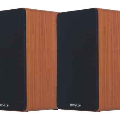 (2) Rockville RockShelf 58C 5.25" Wood Bookshelf Speakers+Bluetooth/Wifi Amp+Sub image 17